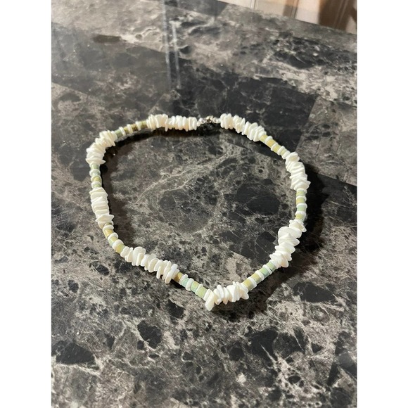 Handmade Jewelry - White necklace - NWOT
